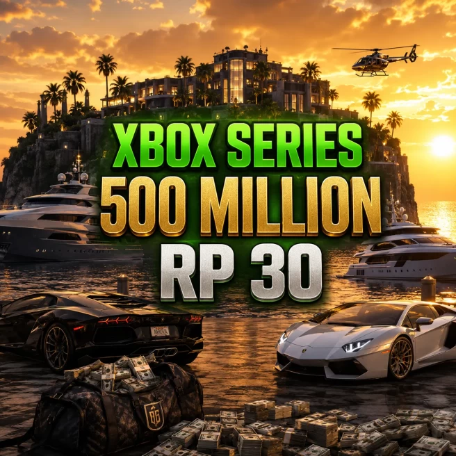 XBOX SERIES | Modded Account | 500M Total Assets | 48M Pure Cash | RP 30 | Instant Delivery | ARXGXS-111