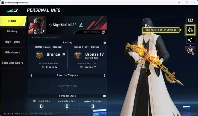 ASIA | BLEACH Ethan-Byakuya Kuchiki | BLEACH Melee | 7DS AK47 | 5 Legendary Guns | L4 Bronze IV|More Check SS BS1054B