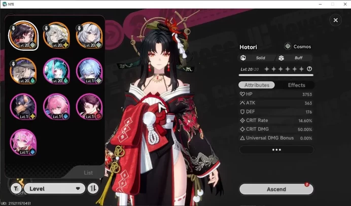 GLOBAL NA|HL 10|Tycoon 5|3 SSR [Hotori+Sign,Hathor,Jiuyuan]+1 S-Class Box|Orchid Breeze Glider|C2000+RoverA1|Female MC|NTE1235