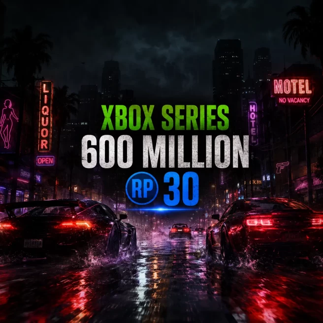XBOX SERIES | Modded Account | 600M Total Assets | 50M Pure Cash | RP 30 | Instant Delivery | ARXGXS-117