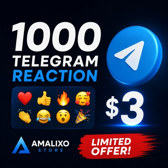 Limited Offer: 1000 Reactions for $3 FAST DELIVERY PREMIUM QUALITY 