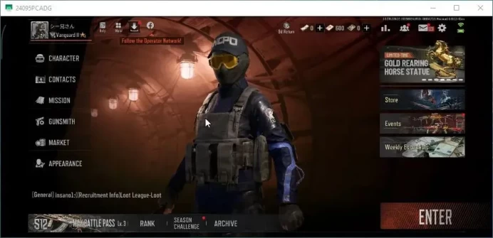 MOBILE Lv30|SV 16,8M| CV 11,5M|Battle Machete|4 Set|Speed SQB MDR,Koi AK-102,AK-74N,Edelweiss AUG|CN OFF|Infinite|CheckSS|AB3228