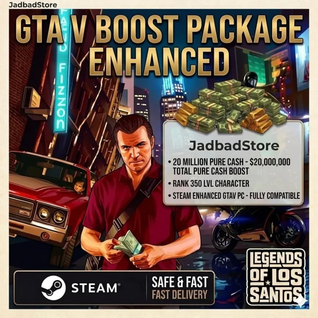 Steam GTA Enhanced PC Boost | $20 Million Pure Cash | RP 350