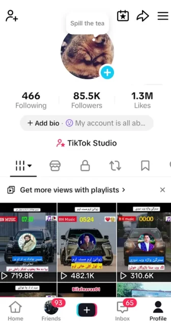 Instanly Delivery/ 85K Followers+1.3M Likes Account/ Live Stream/ Full Access