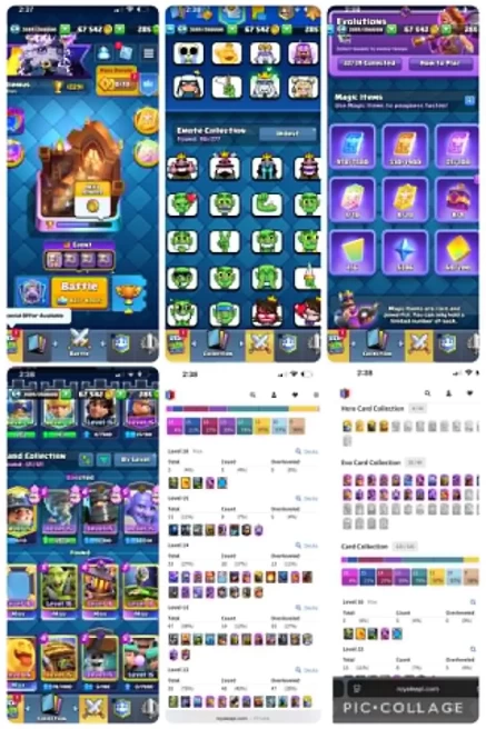 20x evo! 4x hero! 12k+ trophy! 5x lvl-16 card