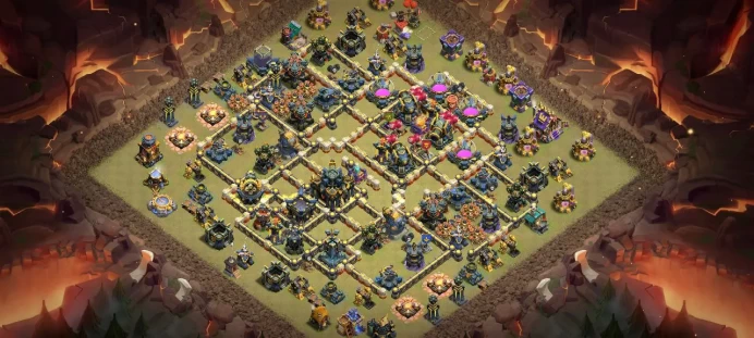 Th 17 Level 272 | Hero (100/100/75/50) | 11 Equipment Epic | 7 Magic Items | 19 Hero Skin | 3371 War Stars | 3416 Gems