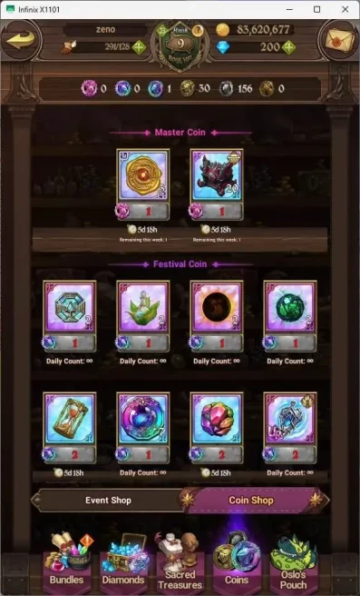 GLOBAL | 1.08M CC| 200 Dm |UR DKM 2/6, Menor 1/6, GOT Thor 1/6, Chaos Artur 1/6 | Collab REZERO| Log TF Code|Check SS 7DS515B