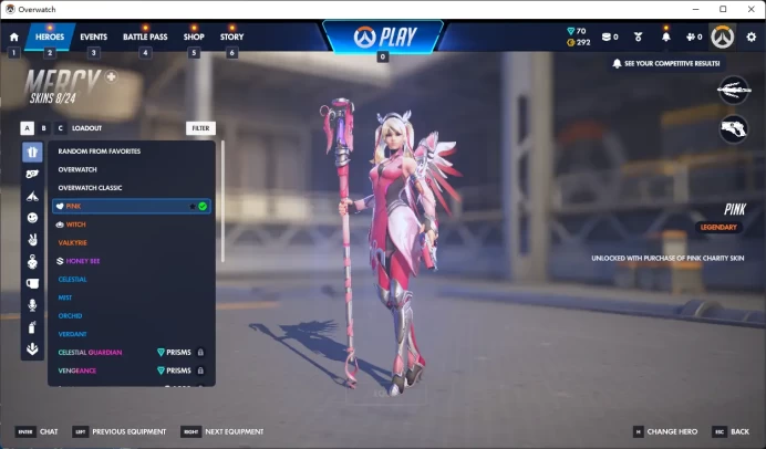 PINK / MERCY / Full Mail Access / see the picture / Please Read Description / Cecili
