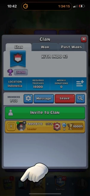 Clash royale clan | Max clan 3090 Trophy | Instant Delivery