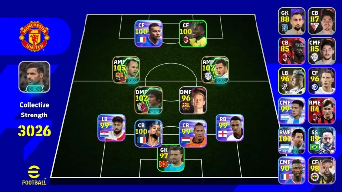Android Power 3026 | Andres Iniesta | Eden Hazard | Koji Nakata | Detail In SS | EFB051B TH2026