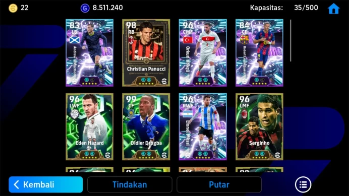 Android Power 3165 | Nedved | Drogba | Batistuta | Panucci | Silog 4 | Detail In SS | EFB118B 2026