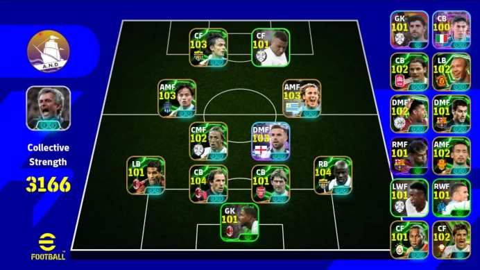Android Power 3166 | Henderson ST | Carvajal ST | Aubameyang ST | Lewandowski ST | EFB151B 2026
