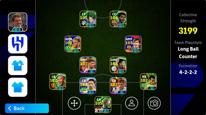 Android Power 3199 | Messi Barca | Neymar Brazil | Van De Ven ST | Jorginho ST | EFB162B 2026
