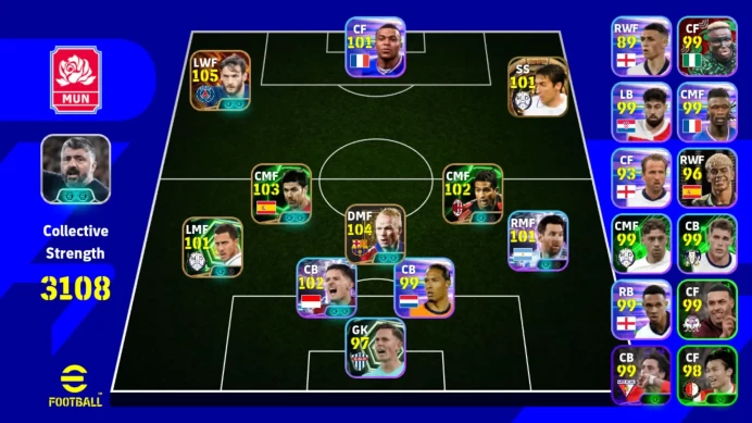 Android Power 3108 | Kvaratskhelia BT | Koeman Epic DB | Justin Hubner ST | EFB165B 2026