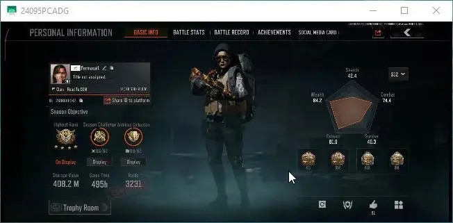 MOBILE Lv30|SV 408,2M| CV 400M|Many Set| Arena FAL,Koi LR-AR2,Decree VSS | HLC Tactical | CN OFF |Infinite|Check SS(AB3233)