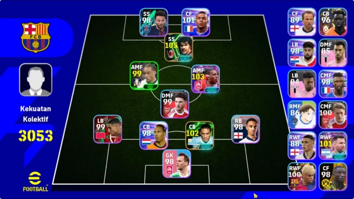 Android Power 3053 | Gullit Epic DB | Michael Olise ST | Martin Caceres | EFB175B 2026