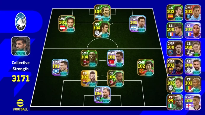 Android Power 3171 | Donnarumma ST | Seedorf Epic DB | Gattuso Epic DB | Pique Epic DB | EFB181B 2026