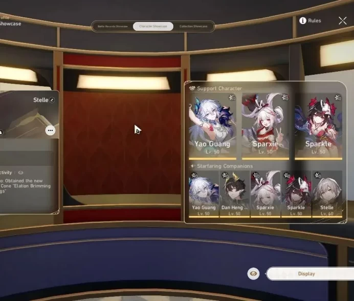 Asia| TL 40|1 Golden Companion|7 Limited|(Sparxie,Yao Guang)+Sign,SW999,Dante,Huohuo,Sparkle|MC Female|TakeMail|CheckSS(HSR7249)