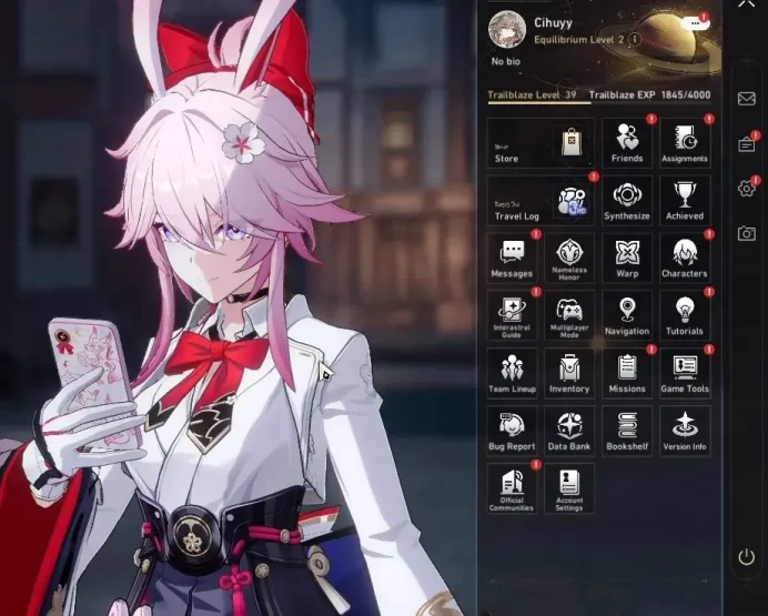 Asia| TL 39 | 1 Golden Companion | 5 Limited| Evanescia+Sign,Yao Guang,Huohuo,Dante,Ruan Mei|MC Female|TakeMail|CheckSS(HSR7248)