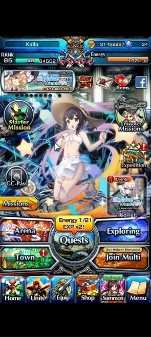 Global|Rank 85|23 Ascend+7 TW|[Roy,Kamijo,Veldora,2x Pola,Bunny Milim,Index,Jakuzure]+TW,S Miyu,Shadow,Chloe|Lpot 264|(GS2588)