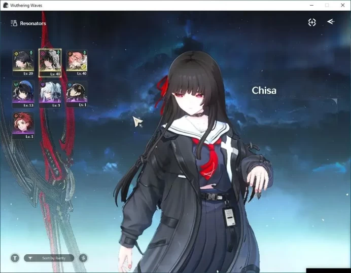 SEA | UL 11 | 1 Limited | [Chisa] | Data Bank Lv 5 | 9 Lustrous Tide | MC Female | Log Kuro | Check SS (WW3404)