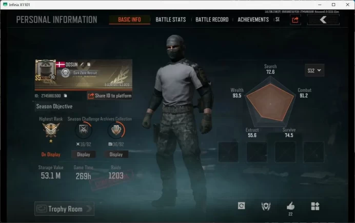 Mobile|lvl 30, SV 53,1M CV 2M Utopia 1, LR AR1 Degree, LR AR2 koi, AR57 Fruit Heavi M4, more detail Check SS AB275B