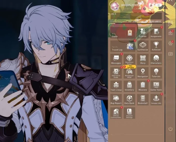 Asia|TL 64| 8 Limited |Evanescia+Sign,Cyrene E2,Phainon,Ruan Mei,Dante,Sparkle,Archer,Seele| MC Male|TakeMail|CheckSS(HSR7246)