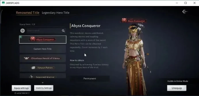 GLOBAL|Lv 95|GS 27K|Abyss Conqueror|1 Harmonic Core|Return of Spring|Peacful Life,AntemAges|100% Oddty|MC Female|Netease|WWM1123