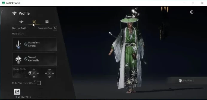 GLOBAL|Lv 5|Starter|GS 3676|Return of Spring+Anthem of Ages|Nameless Sword+Vernal Umbrella|Male MC|Netease(WWM1122)