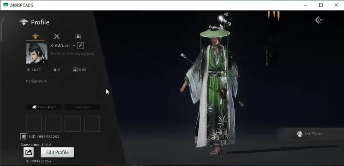 GLOBAL|Lv 5|Starter|GS 3676|Return of Spring+Anthem of Ages|Nameless Sword+Vernal Umbrella|Male MC|Netease(WWM1122)