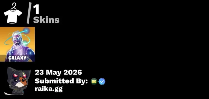 [PC/PSN/XBOX] 1 skins | Galaxy | Galactic Disc | Clawz Retro | Stellar Axe | Discovery | Banner Icon | 0 VB