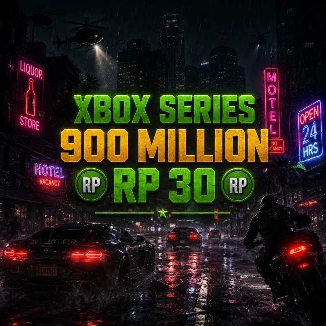 XBOX SERIES | 900M Total Assets | 58 Million Pure Cash | RP 30 | GTA Modded Account | Instant Delivery | #ARXXB-1013