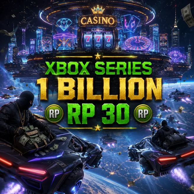 XBOX SERIES | 1B Total Assets | 52 Million Pure Cash | RP 30 | GTA Modded Account | Instant Delivery | #ARXXB-1026
