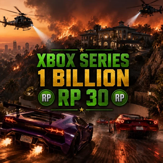XBOX SERIES | 1B Total Assets | 52 Million Pure Cash | RP 30 | GTA Modded Account | Instant Delivery | #ARXXB-1028