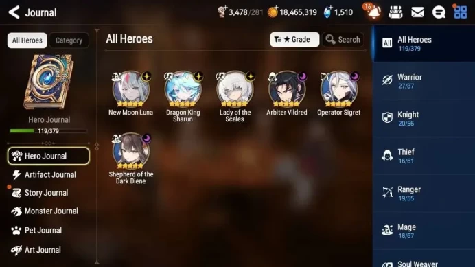 Global Unverif| 6 ML (Shepherd ot Dark Diene, LOTScales, NM Luna, AVildred, etc) Estelle,Rinak,Fenne,etc| Bless+PoH ON (ES4889)