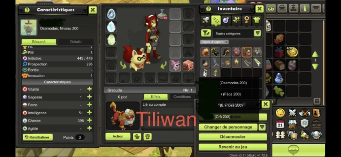 (OSA/FECA/ENI /CRA)  LVL  200  AVEC DDG  SERVEUR TILIWAN .    Avec FECA LVL 200  PARCHO ALL SERVEUR KELEROG  100%  SAFE