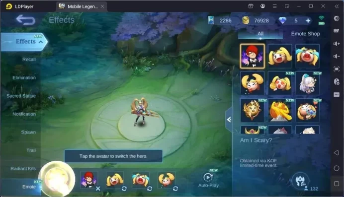 Global|Hero 132|Skin 266|Renowned|Collector Balmond+Badang|KOF Karina|LuckyBox Estes|Prime Yu Zhong|More Check SS ML2041B