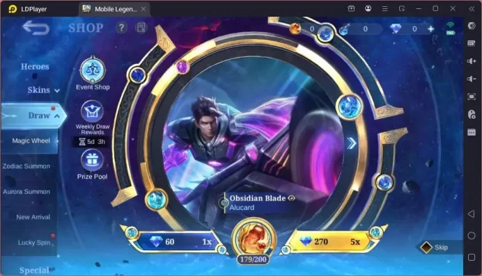 Global|Hero 132|Exalted|Legend Alucard|Collab Johnson+Roger+Cyclops|M4 Beatrix+M3 Roger+M5 Yu Zhong|More Check SS ML2042B