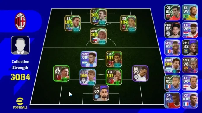 Android|Epic Eden Hazard,Pavel Nedved,Ronaldinho Gaucho,Show time Dean Huijsen|PES 2026|TakeMail|CheckSS(EF1799)