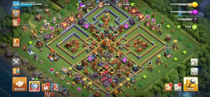 Town hall 16 Xp 229, 6 equipment epic, C6302