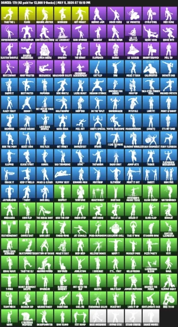 IKONIK / Merry Mint Axe / Leviathan Axe / The Reaper / Royale Knight / Blue Squire / Floss / Take The L   