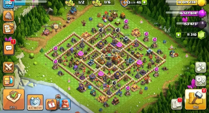 Clash of Clans SC ID-//Android&IOS-16TH/LVL110max YMX23G79/260527