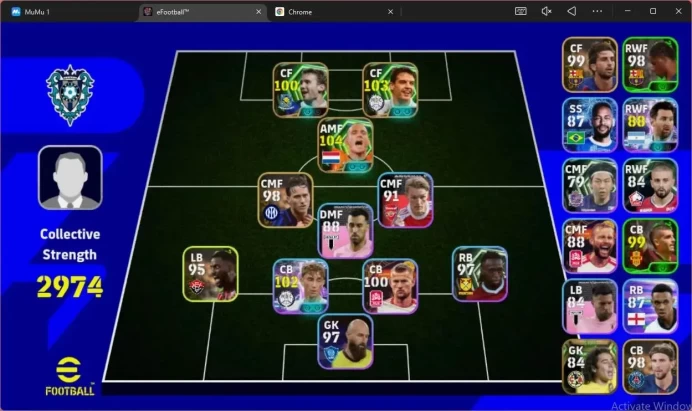 Android|PW 2974|Epic Sneijder,Shevchenko,Morientes,Ochoa,Denilson|SHW Huijsen,Messi|650 Coin|2026|Check SS EFB1603B