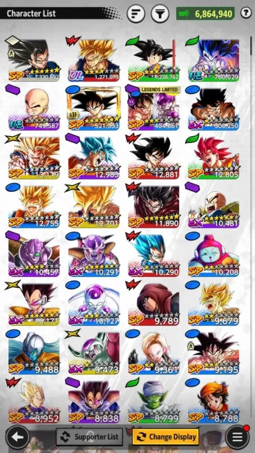 Android | Lvl 144| 6.8M Total Power|50K CC|1 UL|UL Super Saiyan Goku | LogBandai Check SS DBL732B