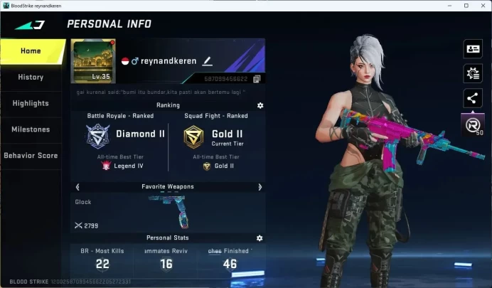 ASIA | Eternal: Desert Eagle-Scorpius | 4 7DS Items | 1 TR Char | 1 Limited AR97 | 2 Ultra Char | 2|More Check SS BS1077B