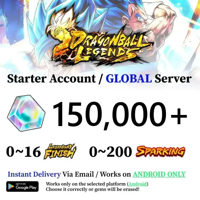 Android 150,000+ Chrono Crystal Accounts - Automatic Delivery - Bandai ID Login