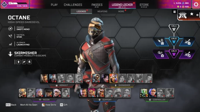 EA app Level 157 + 55 legs |Knock Out + Code of Honor