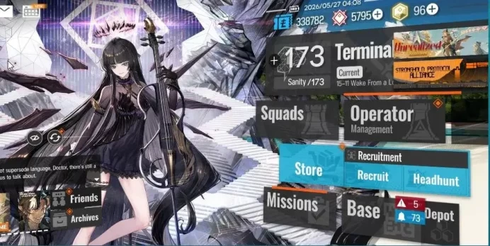 Lv 76|158 OP + 8 Skin|5795 Orundum+96 Originium|3 Limited| [Virtuosa,ETNC,HTB] |Terminal 15-11|Check SS(AK1516)