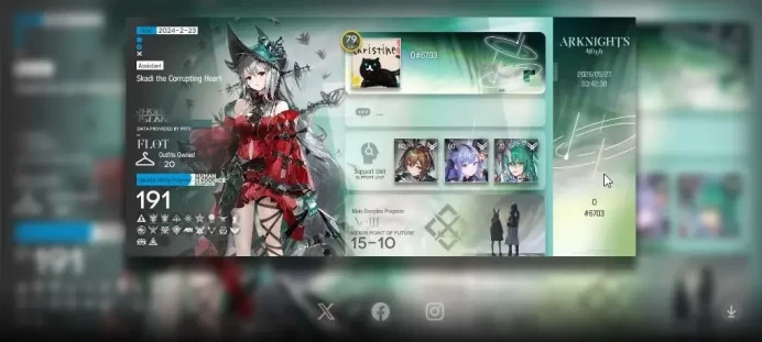 Lv 79|191 OP + 20 Skin|7 Limited+Collab AVE|Sakiko Togawa,Marcille,Virtuosa,STCH,ETNC,HTB,Texas|Terminal 15-10|Check SS(AK1515)