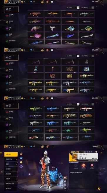 iOS Android - Level 57 - Server MENA - 175 Set - Code1537